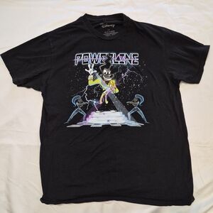 Vintage Goofy Disney "Powerline" Graphic Tee in Black 94'